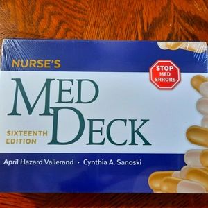 🌸 Brand New!! Nurses Med Deck Cards 16th Edition